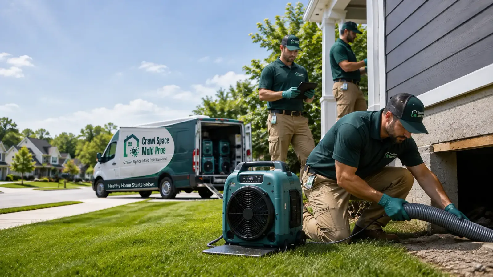 Crawl Space Mold Removal in Reinbeck, IA